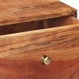 vidaXL Konzolni stol 90 x 35 x 75 cm od grubog bagremovog drva | shoptok.hr