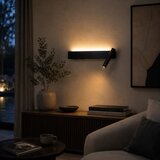 Brilagi LED zidna reflektorska svetiljka ARLIX LED/3W/230V + LED/7W crna CRI 90 | Eponuda.com
