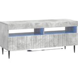  5-dijelni LED TV ormarić Betonska siva Konstruirano drvo | shoptok.hr