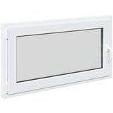 vidaXL Kletno okno "RISOR" 110x70 cm vrtljivo-nagibno DIN levo belo | Shoptok.si