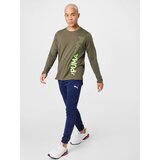 Puma Športne hlače 'TeamRise' mornarska / bela | Shoptok.si