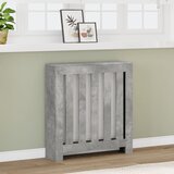 vidaXL Pokrov za radiator betonsko siv 78x20x82 cm inženirski les Cene