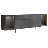Hanah home TV komoda, siva Slike