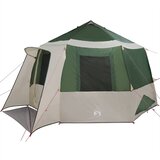 Šator za kabinu 12 osoba Zelena i bijela 405 x 405 x 273 cm | shoptok.hr