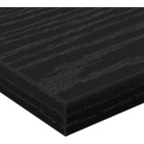 Police za knjige 4 pcs Crna 60 x 20 x 1,5 cm Konstruirano drvo | shoptok.hr