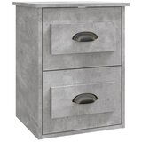 The Living Store Stenska nočna omarica betonsko siva 41,5x36x53 cm - Stenska Nočna Omarica, (21420968) | Shoptok.si
