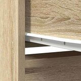 vidaXL Omarica z predalom sonoma hrast 55,5x34x119,5 cm inženirski les | Shoptok.si
