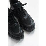 LuviShoes Women's Black Skin Sneakers 364k401 cene