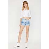 Koton Women's Mixed Normal Waist Pocket Detailed Jean Shorts | ePonuda.com
