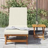 Ležaljka 1-osoba 2 pcs Smeđa Čvrsto drvo akacije | shoptok.hr