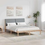 Okvir za krevet s uzglavljem Smeđa 160 x 200 cm tkanina | shoptok.hr