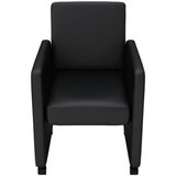 The Living Store Jedilni stoli 4 kosi črno umetno usnje - Jedilni Stol, (21419504) | Shoptok.si
