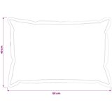  Presvlaka za jastuk 6 kom. HOUTEN Crna 40 x 60 cm Poliester | shoptok.hr