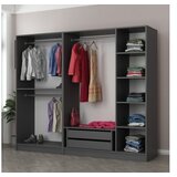 Woody Fashion Ormar Kale 225x210x52cm Antracit | Eponuda.ba
