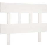 Maison Chic posteljno vzglavje - vzglavna omarica - nočna omarica belo 103,5x3x81 cm trdna borovina, (21705909) Cene