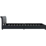  Okvir za krevet od umjetne kože crni 140 x 200 cm | Eponuda.com