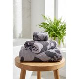 Zebra GreyBlack Towel Set (3 Pieces) Cene