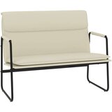 vidaXL Klupa krem 100 x 64 x 80 cm od umjetne kože | shoptok.hr