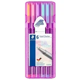 Flomastri fineliner triplus, 6/1 v pvc etuiju 334 SB6 PA