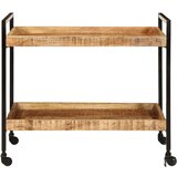 Furnova Kuhinjski voziček 80x55x70 cm trden robusten mangov les, (21951262) | Shoptok.si