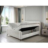 MID.YOU POSTELJA Z VZMETNICO 180 cm x 200 cm , les, tekstil, leseni material bež | Shoptok.si