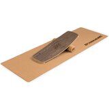 Boarderking Indoorboard Curved, ravnotežna deska, blazinica, valj, les / pluta Cene