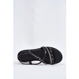 VINCEZA Flat Sandals With Decorative Straps | Shoptok.si