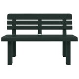  Vrtna klupa zelena 110 x 52 x 71 cm od polipropilena | Eponuda.ba