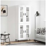 vidaXL Visoka komoda bijela 69 5x34x180 cm konstruirano drvo | shoptok.hr