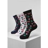 Urban Classics Accessoires Grumpy Santa Christmas Socks 3-Pack Black/Navy/White Cijene
