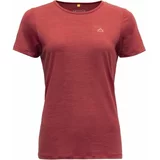 Devold VALLDAL WOMAN TEE Ženska majica, crvena, veličina
