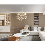 Globo 64138H1S - Visilica na sajli QUEENA 8xE14/40W/230V srebrna | Eponuda.com