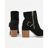 Resti Black eco-suede women's high stiletto boots Acimra | ePonuda.com