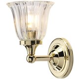 Elstead Lighting Elstead Austen Stenska svetilka za kopalnico z 1 lučjo, polirana medenina, IP44, G9, (22099012) | Shoptok.si