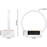 BLONBAR LED nočna lučka z budilko in Qi polnjenjem | Shoptok.si
