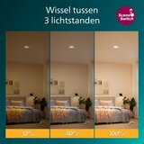 Philips SET 3x LED prigušiva ugradna svetiljka CILANTRO LED/5W/230V 2700K crna | Eponuda.com