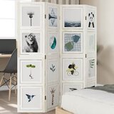 Furnova Paravan 4-delni bel trden les pavlovnije, (21929968) | Shoptok.si