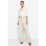 Trendyol Pants - Beige - Wide leg Cijene