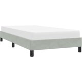  posteljni okvir brez vzmetnice svetlo siva 80x220 cm žamet, (21829499) | Shoptok.si