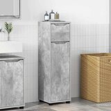 vidaXL kopalniška omarica s predalom betonsko siva 30,5 x 30 x 101 cm | Shoptok.si