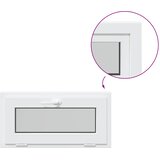  Prozor za podrum RISOR 80 x 40 cm PVC i staklo Bijela | Eponuda.com