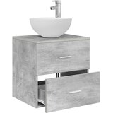  Umivaonik s montiranjem na zid Betonska siva 49,5 x 35 x 63 cm | shoptok.hr