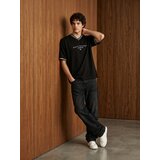 Sinsay Pamučna loose majica s natpisom | shoptok.hr