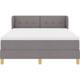  s opruga kutije Sivo-smeđa 140 x 190 cm tkanina | shoptok.hr