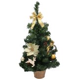 Molarem Home Umjetno božićno drvce u posudi – 60 cm sa zlatnim dekoracijama | shoptok.hr