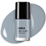 NOBEA Day-to-Day Gel-like Nail Polish lak za nokte s gel efektom nijansa Cloudy grey #N10 6 ml | shoptok.hr