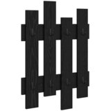  Vješalica za kapute na zidu Zidne Crni hrast 60 x 3 x 82 cm | shoptok.hr