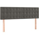  Posteljno vzglavje 2 kosa temno sivo 72x5x78/88 cm žamet, (20792662) | Shoptok.si