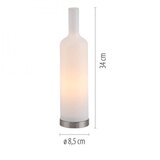 Just LIGHT. 14006-16 - Stona lampa BOTTLE 1xE14/25W/230V bela | Eponuda.com