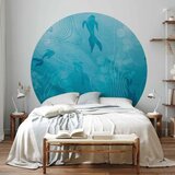  Okrugla fototapeta - Japanese pond 180x180 | shoptok.hr